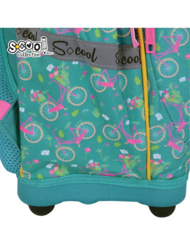 SC3364,Ghiozdan anatomic S-COOL, 39 x 33 x 18 cm, LET'S GO FOR A RIDE