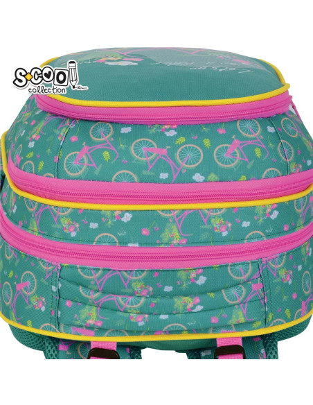 SC3364,Ghiozdan anatomic S-COOL, 39 x 33 x 18 cm, LET'S GO FOR A RIDE