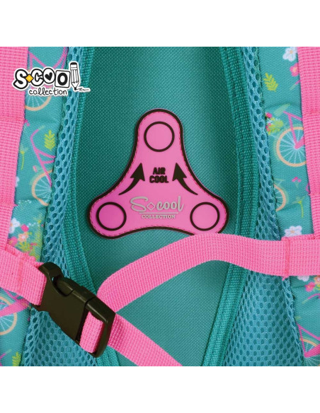 SC3364,Ghiozdan anatomic S-COOL, 39 x 33 x 18 cm, LET'S GO FOR A RIDE