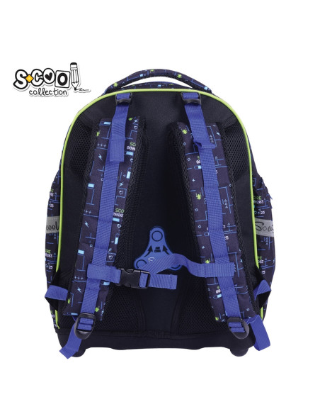SC3339,Ghiozdan anatomic S-COOL, 39 x 33 x 18 cm, GAMER