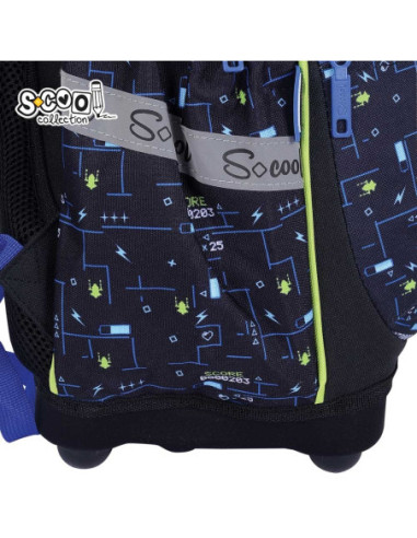 SC3339,Ghiozdan anatomic S-COOL, 39 x 33 x 18 cm, GAMER