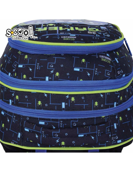 SC3339,Ghiozdan anatomic S-COOL, 39 x 33 x 18 cm, GAMER