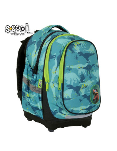 SC3340,Ghiozdan anatomic S-COOL, 39 x 33 x 18 cm, DINO