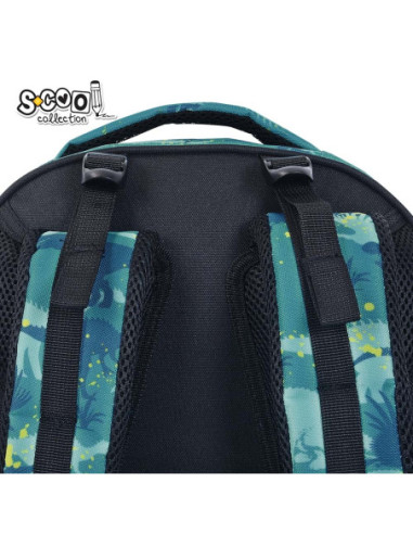 SC3340,Ghiozdan anatomic S-COOL, 39 x 33 x 18 cm, DINO