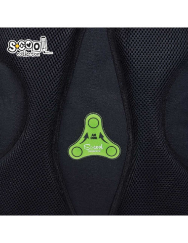SC3340,Ghiozdan anatomic S-COOL, 39 x 33 x 18 cm, DINO