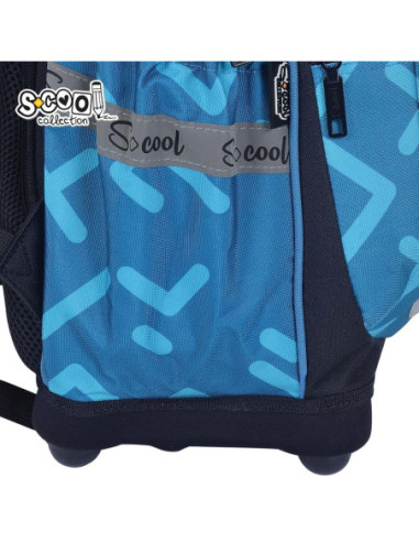 SC3365,Ghiozdan anatomic S-COOL, 39 x 33 x 18 cm, STICKER