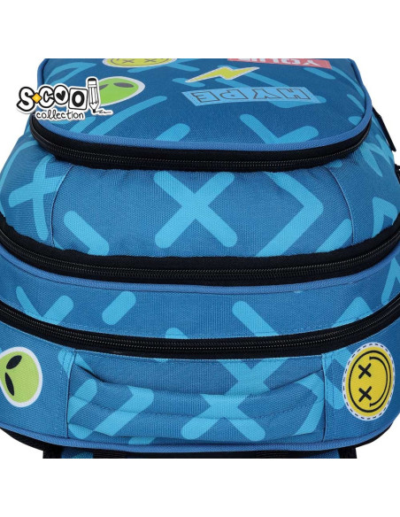 SC3365,Ghiozdan anatomic S-COOL, 39 x 33 x 18 cm, STICKER