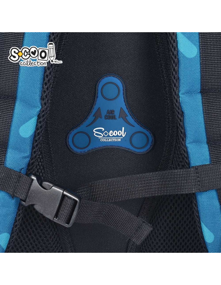 SC3365,Ghiozdan anatomic S-COOL, 39 x 33 x 18 cm, STICKER