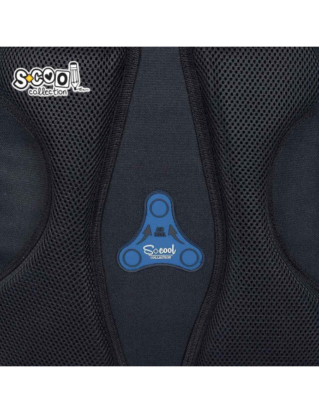 SC3365,Ghiozdan anatomic S-COOL, 39 x 33 x 18 cm, STICKER