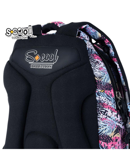 SC3357,Ghiozdan anatomic light S-COOL, URBAN, 41 x 28 x 17 cm, PATTERN