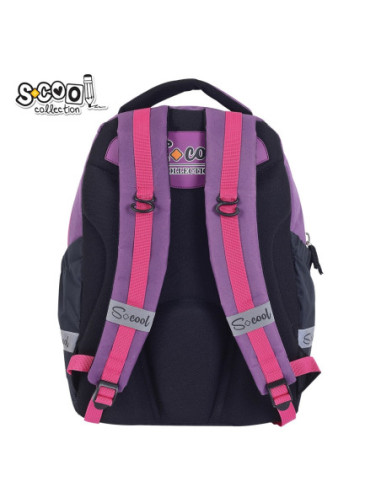SC3360,Ghiozdan anatomic light S-COOL, URBAN, 41 x 28 x 17 cm, PINK