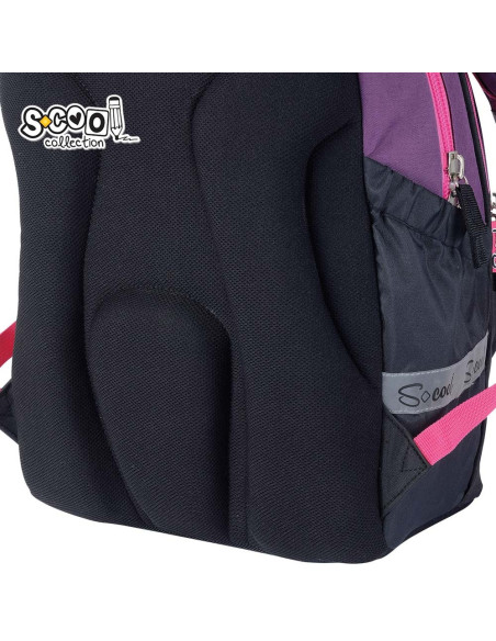 SC3360,Ghiozdan anatomic light S-COOL, URBAN, 41 x 28 x 17 cm, PINK