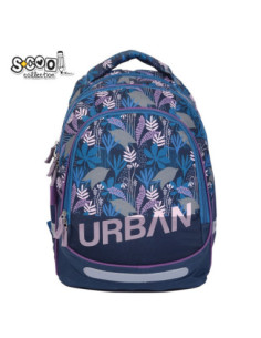 SC3361,Ghiozdan anatomic light S-COOL, URBAN, 41 x 28 x 17 cm, NATURE