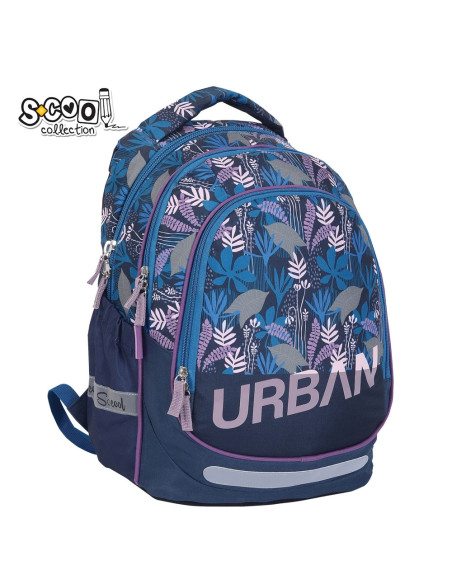 SC3361,Ghiozdan anatomic light S-COOL, URBAN, 41 x 28 x 17 cm, NATURE