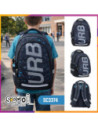 SC3374,Ghiozdan anatomic light S-COLL, URBAN, 41 X 28 X 17 cm, motiv HONNEY COMB