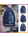SC3375,Ghiozdan anatomic light S-COOL, 41 x 28 x 17 cm, motiv Urban