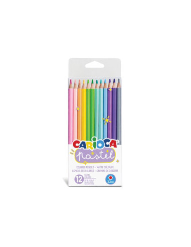 SD-SKR191,Creioane color Carioca Pastel 12/set