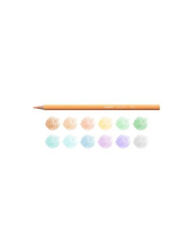 SD-SKR191,Creioane color Carioca Pastel 12/set