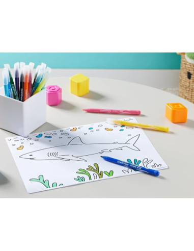 SD-SKR539,Carioca Maped Color'Peps Jungle 18 culori/set