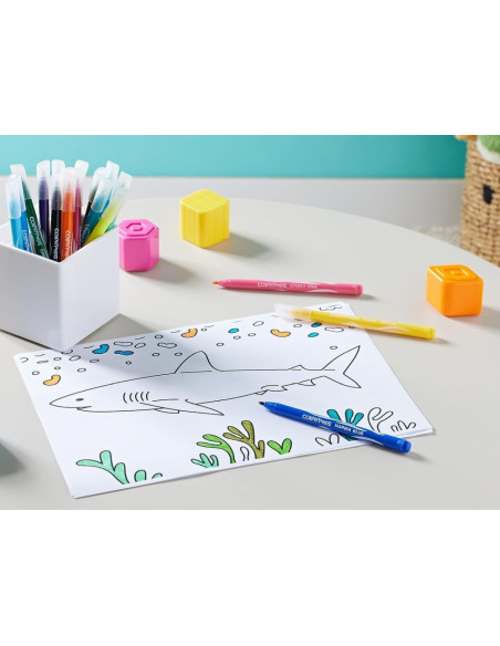 SD-SKR539,Carioca Maped Color'Peps Jungle 18 culori/set