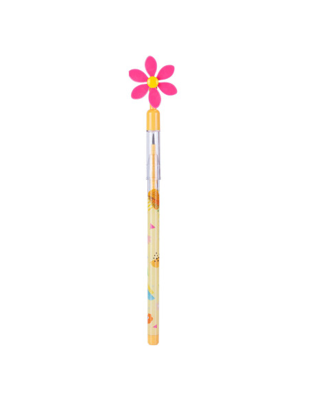 DLECC091-24,Creion grafit fara ascutire model floare comiko Deli - Set 24