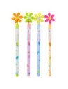 DLECC091-24,Creion grafit fara ascutire model floare comiko Deli - Set 24