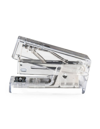 DLENS083FT,Capsator 12 coli 24/6 mini nusign transparent