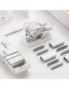DLENS083FT,Capsator 12 coli 24/6 mini nusign transparent