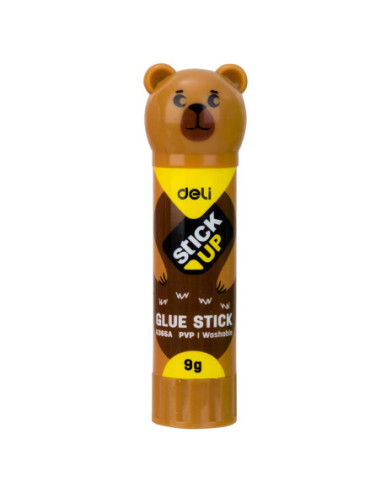 DLE6366A-12,Lipici stick 9g model animale Deli - Set 12