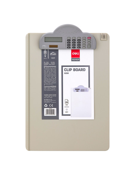 DLE9259,Clipboard a4 profesional cu calculator Deli