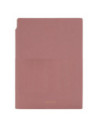 DLEN141LP,Caiet birou a5 112 file 80g dictando coperta piele roz n141l Deli