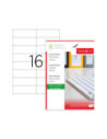 TW2105/25,Etichete 16/a4 105*37mm colturi drepte 25/top Tanex