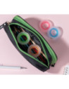 DLEA690-12,Banda adeziva cotor color 12mm*27m Deli - Set 12