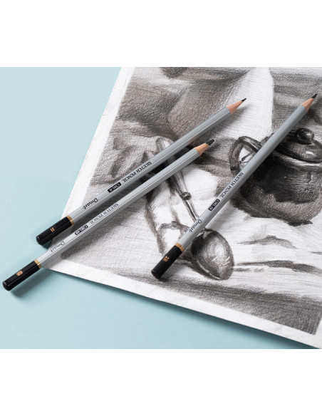 DLEC392-6B-12,Creion grafit c392 6b Dmast by pebeo - Set 12