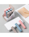 DLENS142-12,Lipici stick 21g triunghiular nusign Deli - Set 12
