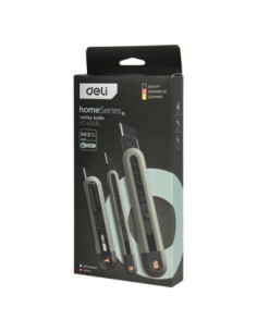 DLEHT4003L,Set 3 cuttere verzi home series Deli