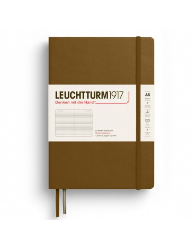 LT372198,Caiet a5 dictando coperta rigida maro scortisoara Leuchtturm