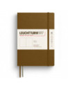 LT372210,Caiet a5 velin coperta flexibila maro scortisoara Leuchtturm