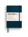 LT372206,Caiet a5 dictando coperta flexibila albastru marin Leuchtturm