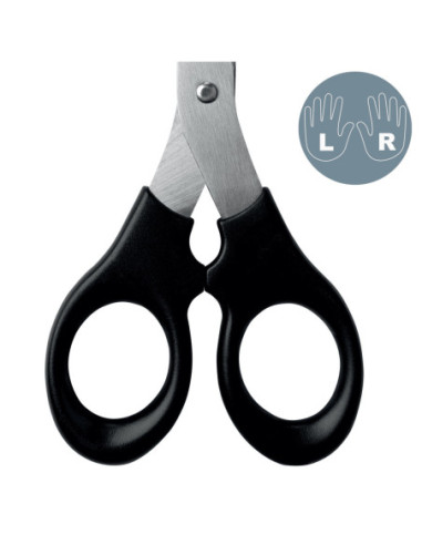 LZ54230095,Foarfeca birou 16.5cm neagra otel inoxidabil Leitz