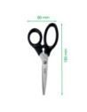 LZ54240095,Foarfeca birou 18.5cm neagra otel inoxidabil Leitz