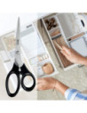LZ54250095,Foarfeca birou 20cm neagra otel inoxidabil Leitz