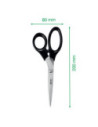 LZ54250095,Foarfeca birou 20cm neagra otel inoxidabil Leitz