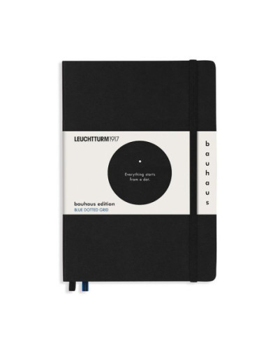 LT359617,Caiet a5 punctat coperta rigida negru bauhaus Leuchtturm
