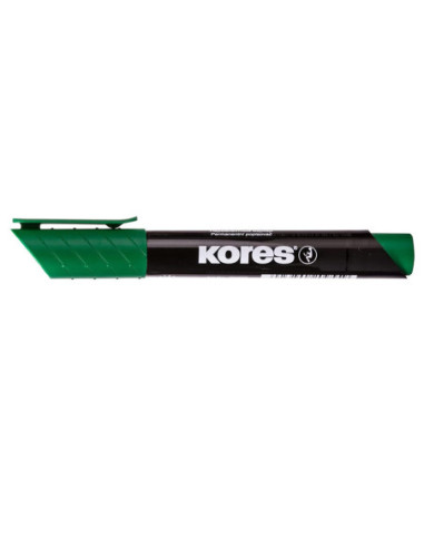 KO20955-12,Marker permanent varf verde tesit Kores - Set 12