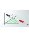 KO22800-12,Marker whiteboard negru 1mm Kores - Set 12