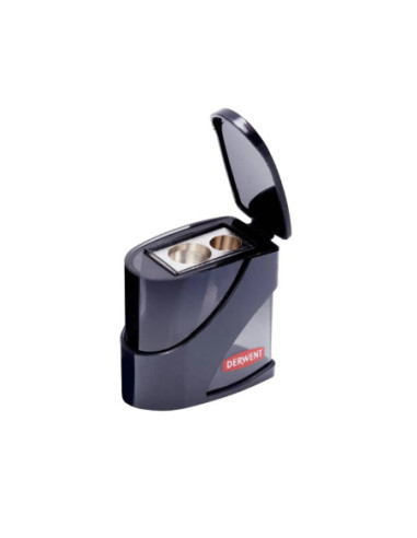 DW2306123,Ascutitoare metalica dubla cu rezervor neagra professional Derwent