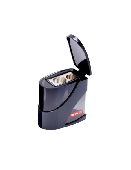DW2306123,Ascutitoare metalica dubla cu rezervor neagra professional Derwent