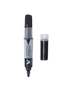 Set marker whiteboard Pilot VBoard + rezerva, negru
