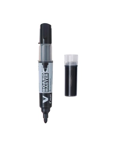 Set marker whiteboard Pilot VBoard + rezerva, negru